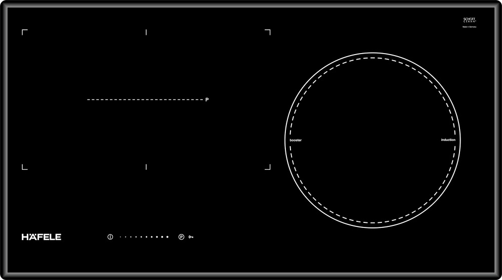BẾP TỪ 3 VÙNG NẤU HAFELE HC-IF77A