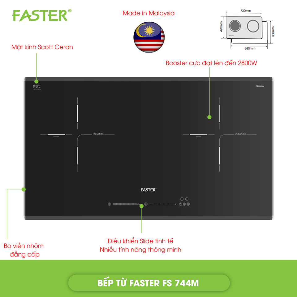 BẾP TỪ FASTER FS 744M-1