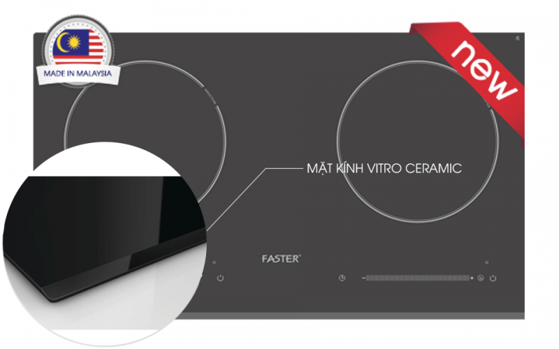 BẾP ĐIỆN TỪ FASTER FS 782HI-3