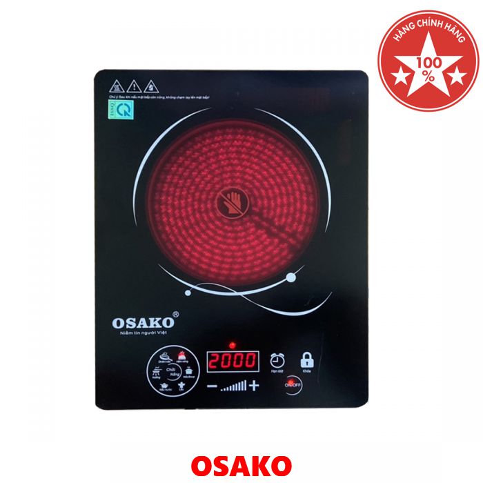 BẾP HỒNG NGOẠI ĐƠN OSAKO OHA-2020 CẢM ỨNG (KHÔNG KÉN NỒI)