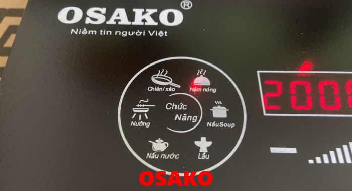 BẾP HỒNG NGOẠI ĐƠN OSAKO OHA-2020 CẢM ỨNG KHÔNG KÉN NỒI 2