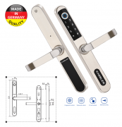 KHÓA CỬA NHÔM VÂN TAY KASSLER KL-599I- TIÊU CHUẨN CHỐNG NƯỚC