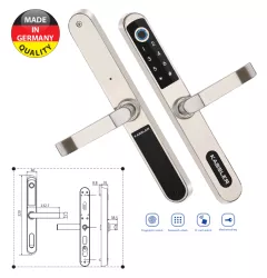 KHÓA CỬA NHÔM VÂN TAY KASSLER KL-599I- TIÊU CHUẨN CHỐNG NƯỚC