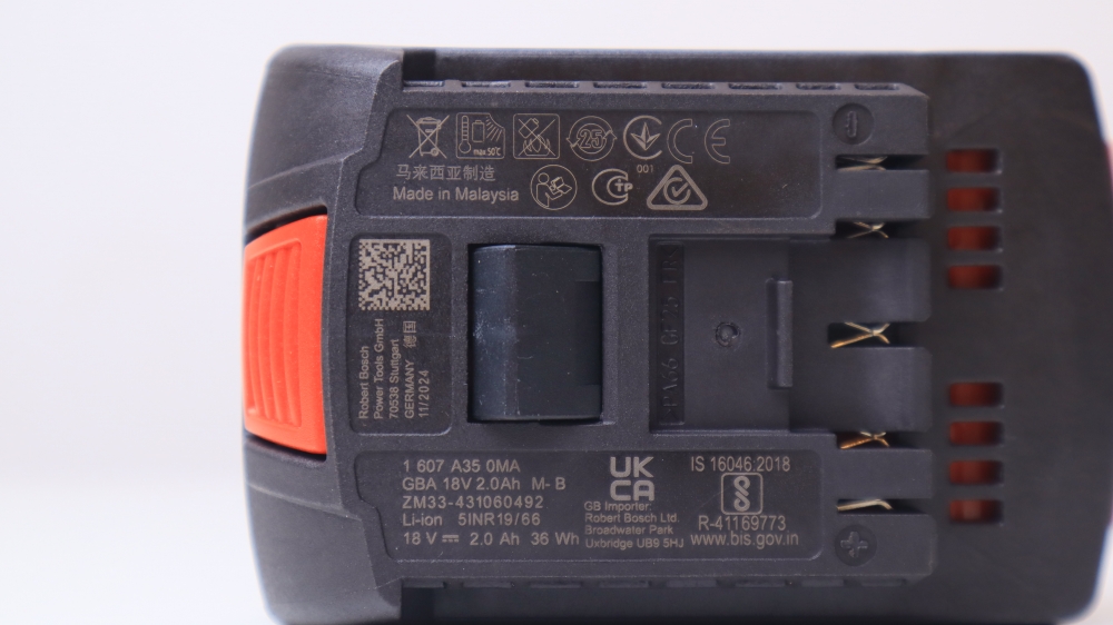 Pin 18V Bosch 1600A001CG (2.0Ah)7