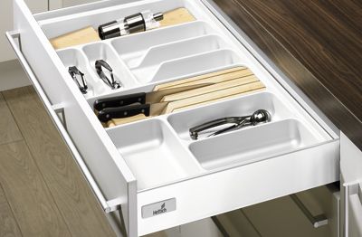 Khay Chia ORGATRAY 410 Trắng Cho Ray Hộp INNOTECH HETTICH OT900-W1
