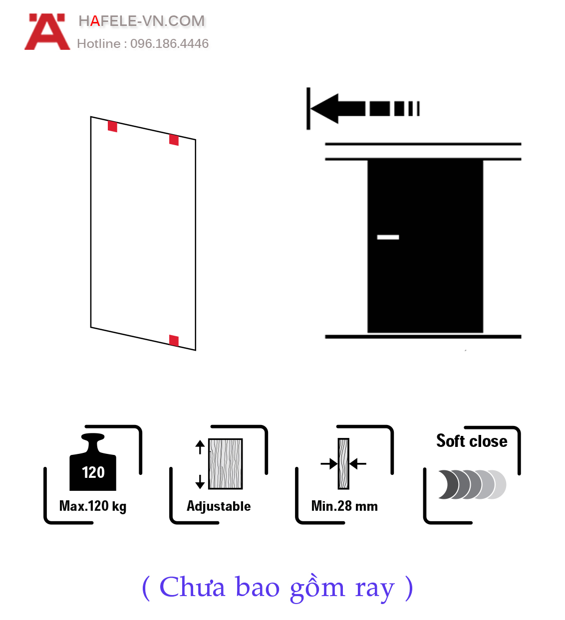 kỹ thuật Hafele Slido Classic 120p 941-25-131