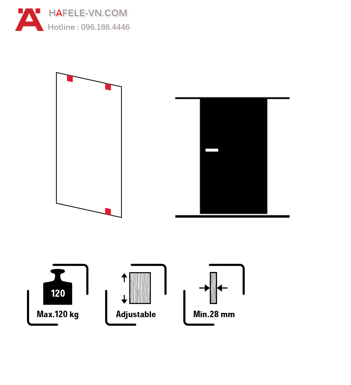 kỹ thuật Hafele Slido Classic 120p 940-82-254