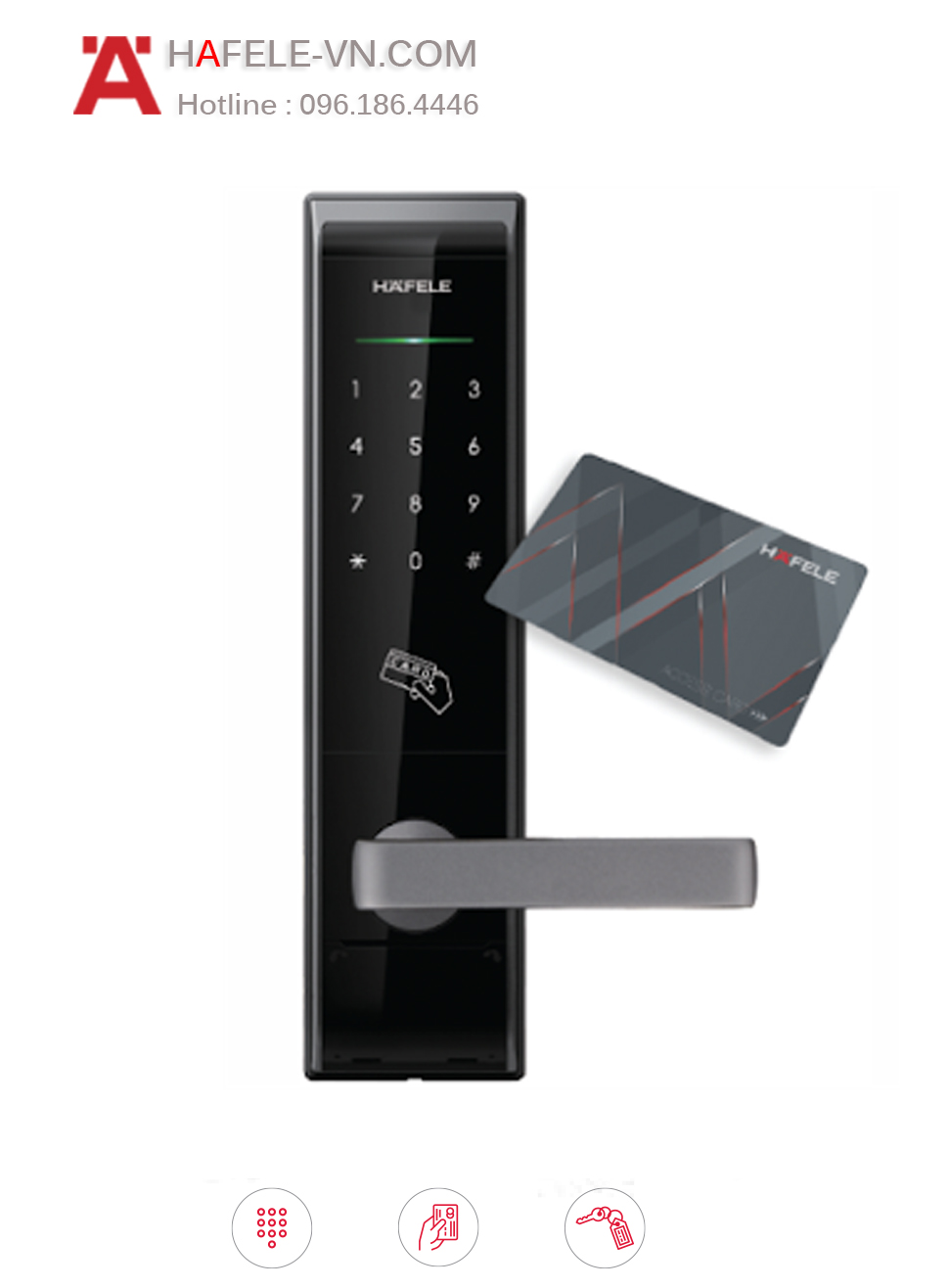 Khóa Điện Tử EL8000 Hafele 912.05.367