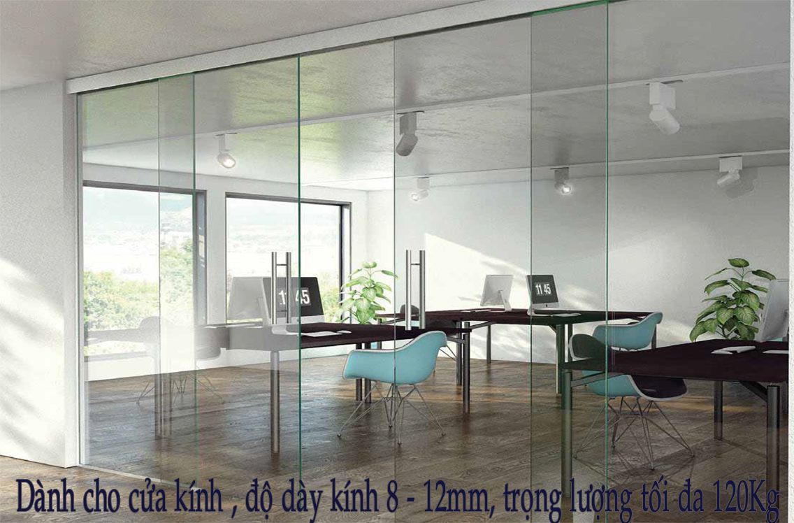 Phụ Kiện Cửa Trượt Kính Slido Classic 120L Hafele 941.25.150