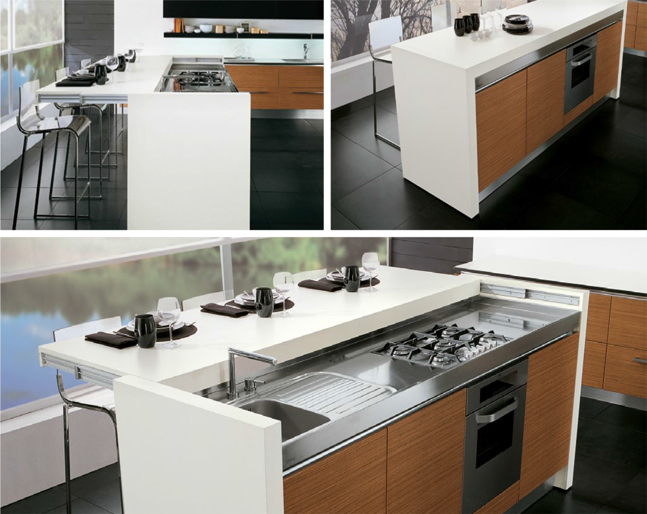 Giải Pháp Mở Rộng Bếp Đảo 800mm Hafele 642.19.830