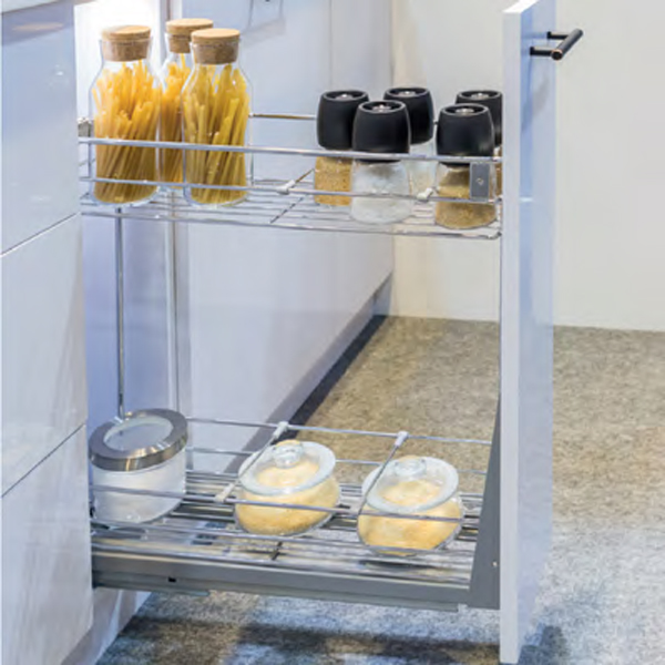 Bộ Rổ Kéo Cho Tủ 200mm Milan Series Hafele 549.34.021