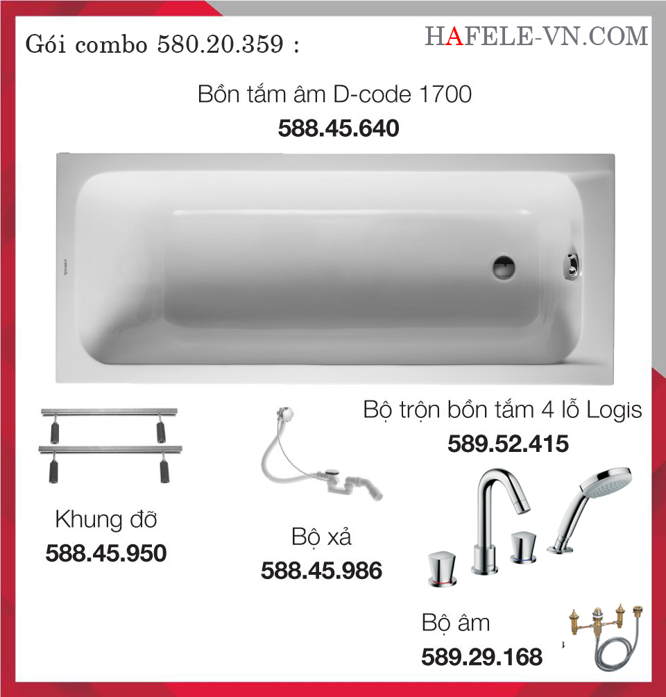 Combo SA07 Hafele 580.20.359