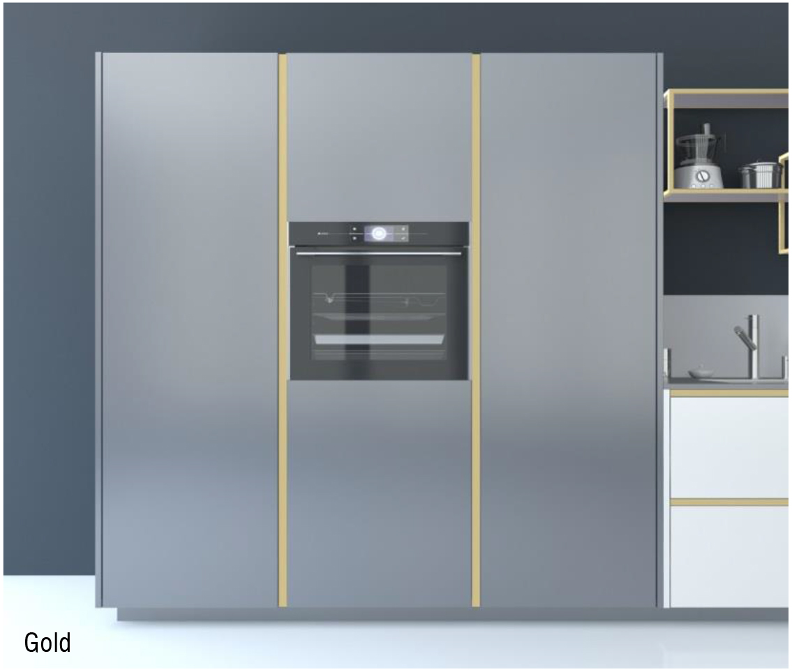 Tay Nắm Dọc Đơn Gola Lắp Mặt Bên Hafele 126.37.973