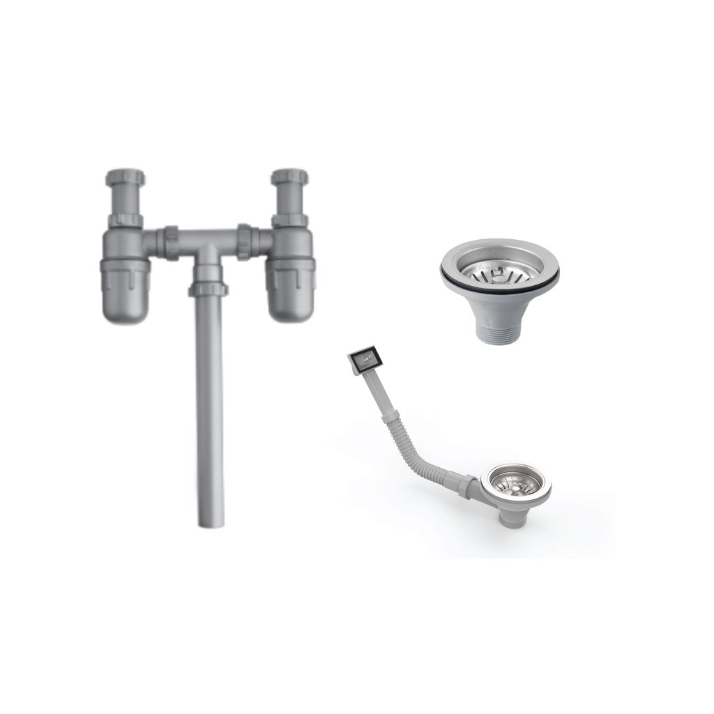 Bộ Xả Cho Chậu 2 Hộc Hafele 567.25.875