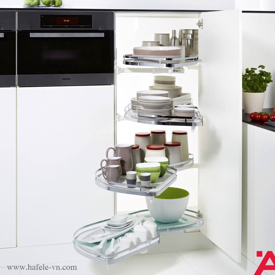 Bộ Rổ Góc Lemans II Xoay Trái Hafele 541.32.673