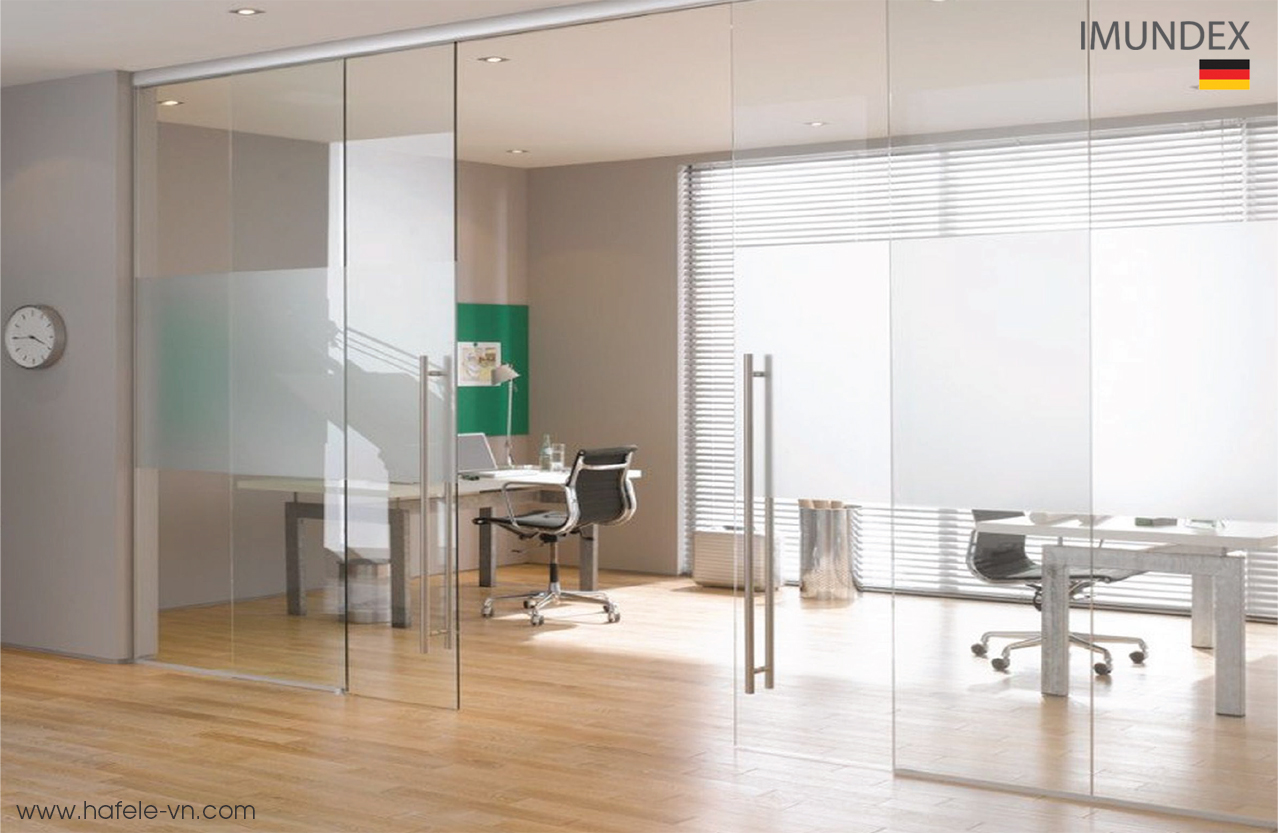 Bộ Phụ Kiện Cửa Trượt Kính 100Kg Imundex 715.11.100