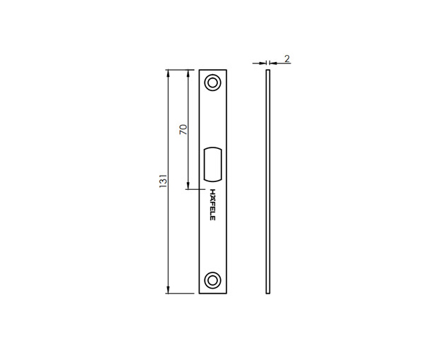 Bas Tường Mở Xoay Hafele 981.59.040