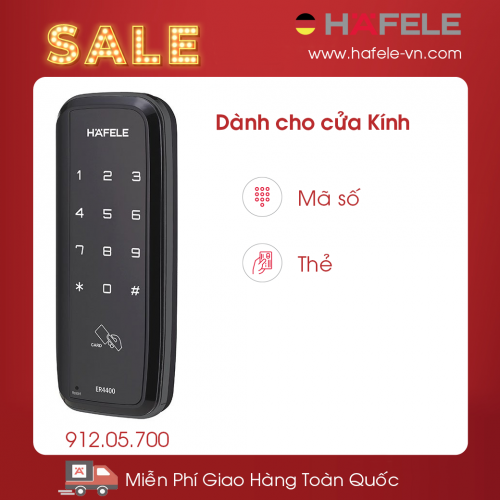 Khóa Điện Tử Cho Cửa Kính ER4400-TC Hafele 912.05.700