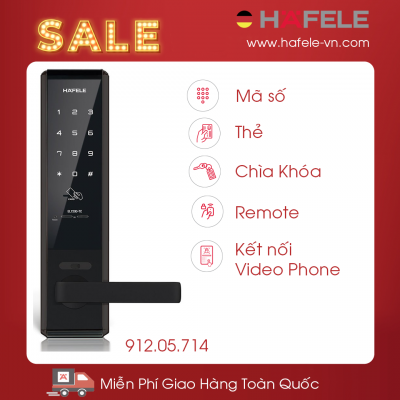 Khóa Điện Tử Thân Nhỏ EL7200-TC Hafele 912.05.714