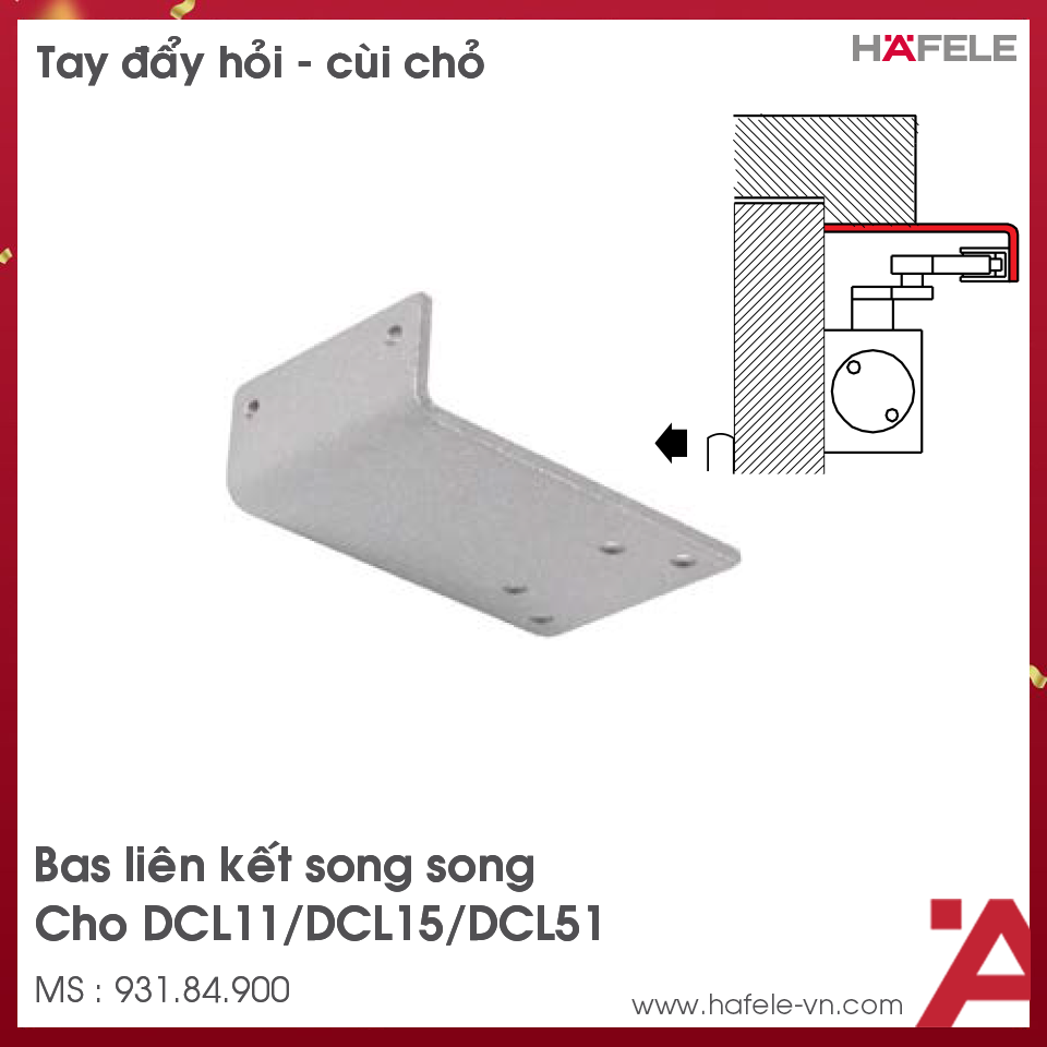 Bas Liên Kết Song Song Hafele 931.84.900