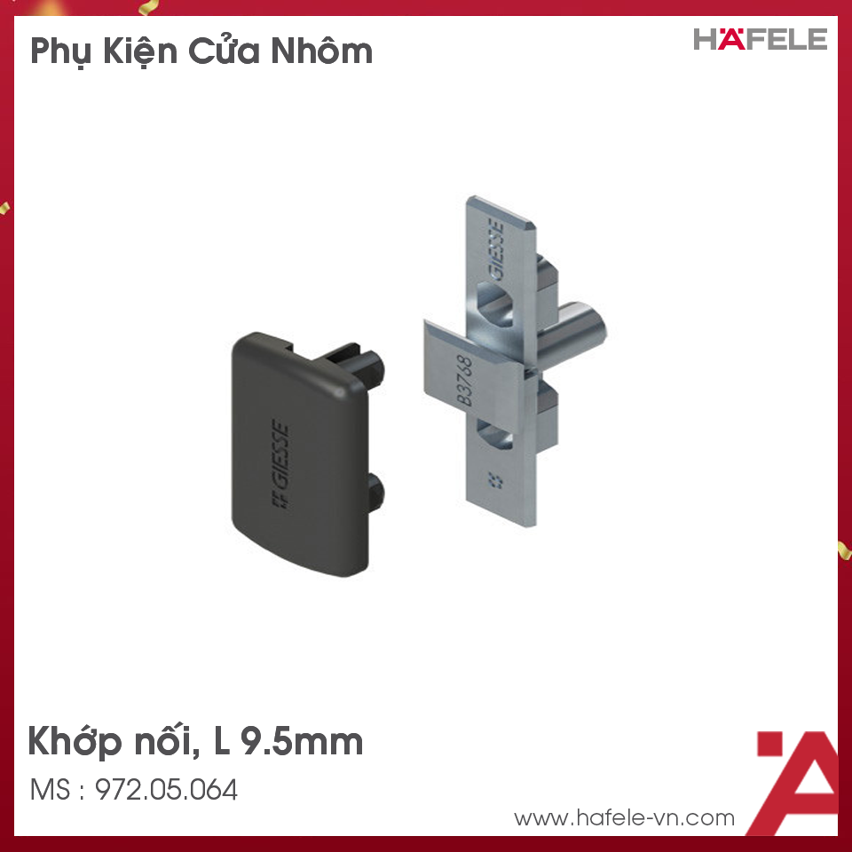 Khớp Nối L9.5mm Hafele 972.05.064