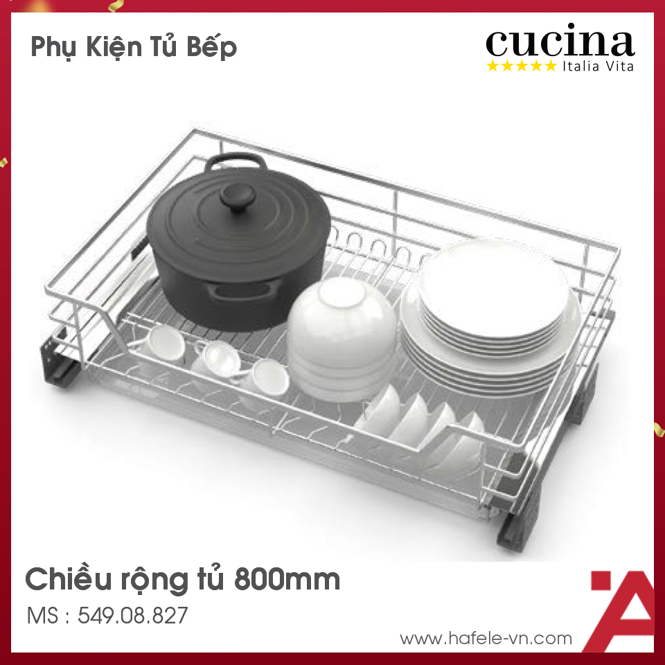 Rổ Đựng Xoong Nồi 800mm Cucina 549.08.827