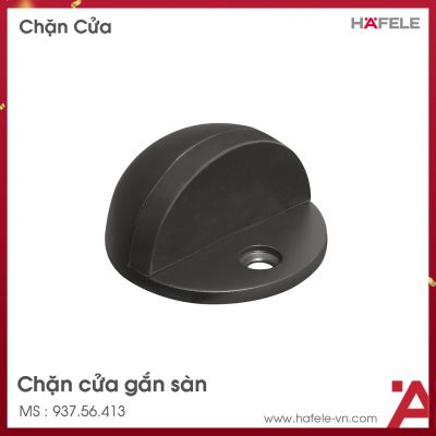 Chặn Cửa Gắn Sàn Màu Đen Hafele 937.56.413