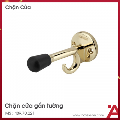 Chặn Cửa Gắn Tường Có Móc Hafele 489.70.221