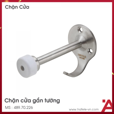 Chặn Cửa Gắn Tường Có Móc Hafele 489.70.226