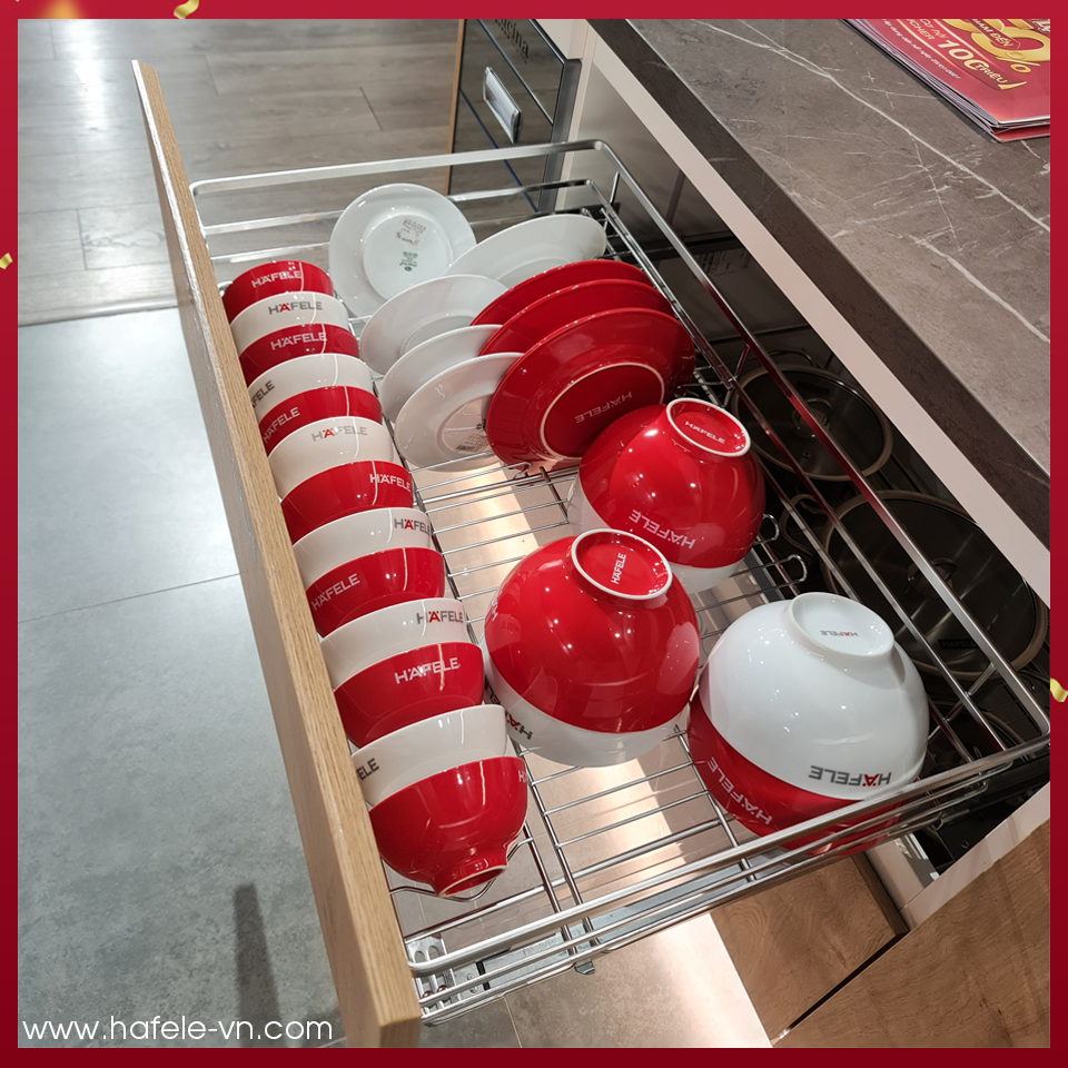 Rổ Đựng Chén Đĩa Cappella 600mm Cucina 549.08.204