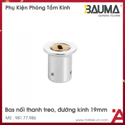 Bas Nối Thanh Treo Inox Bóng Bauma 981.77.986