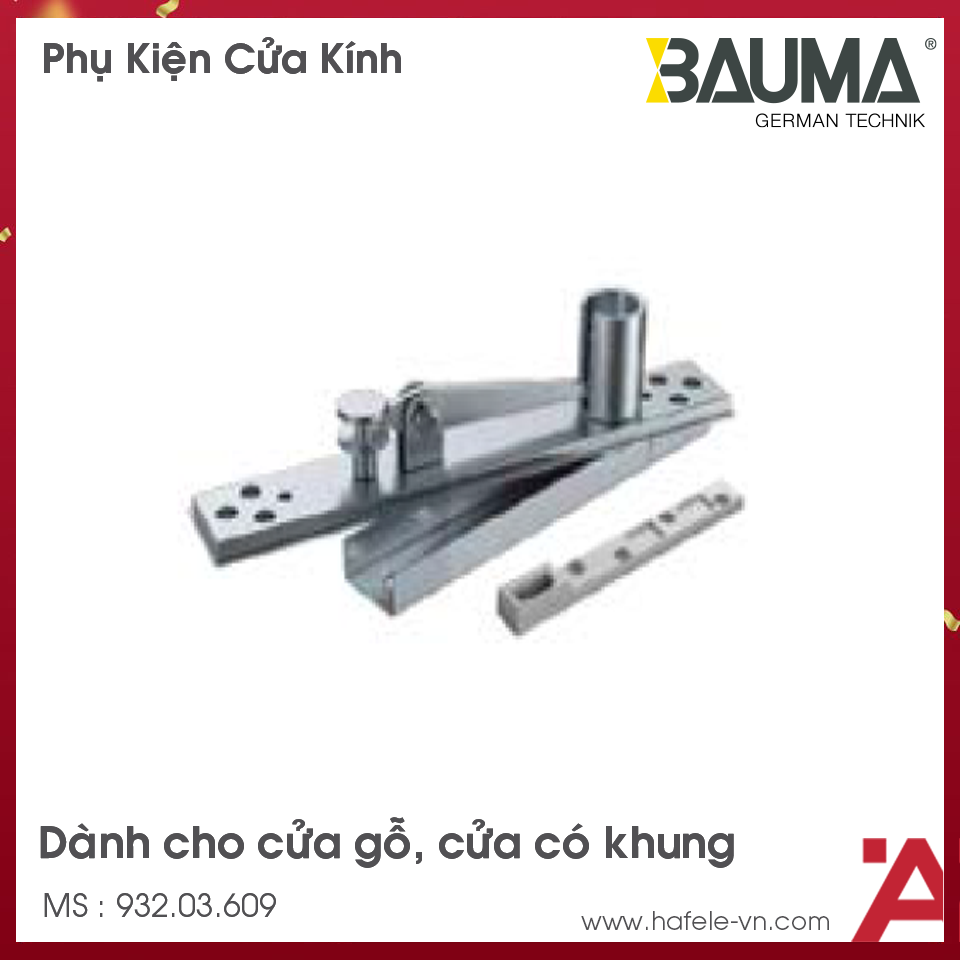 Phụ Kiện Cho Bản Lề Sàn Bauma 932.03.609