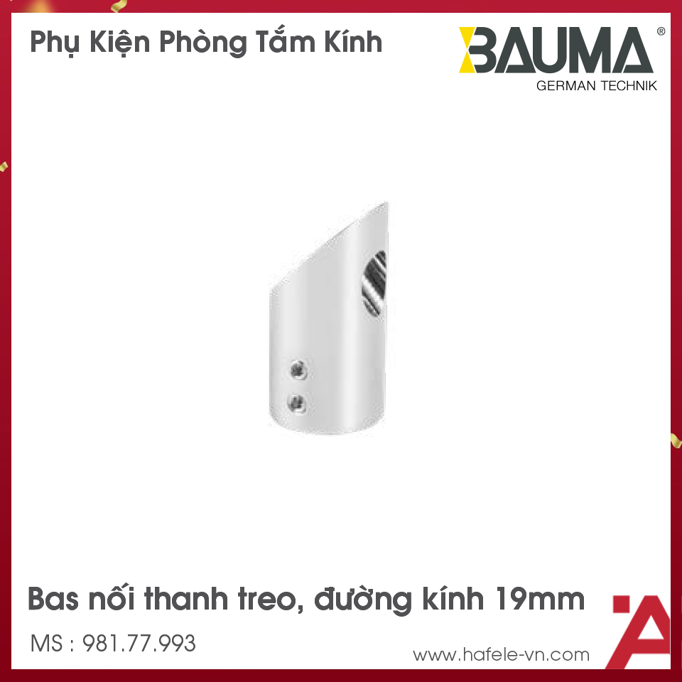 Bas Nối Thanh Treo Hafele 981.77.993