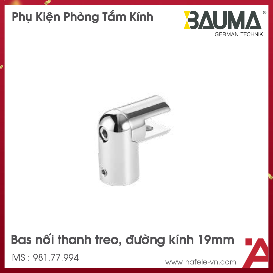 Bas Nối Thanh Treo Hafele 981.77.994