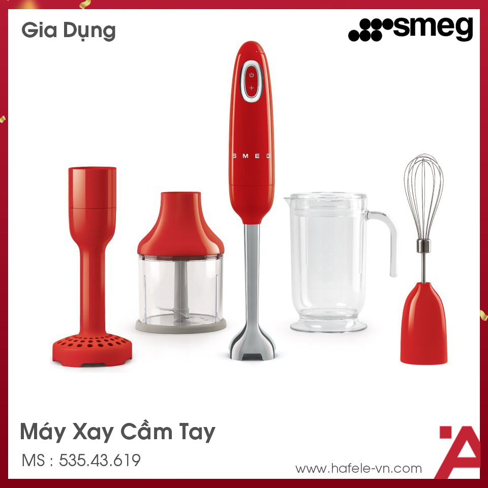 Máy Xay Cầm Tay Smeg HBF02RDEU 535.43.619