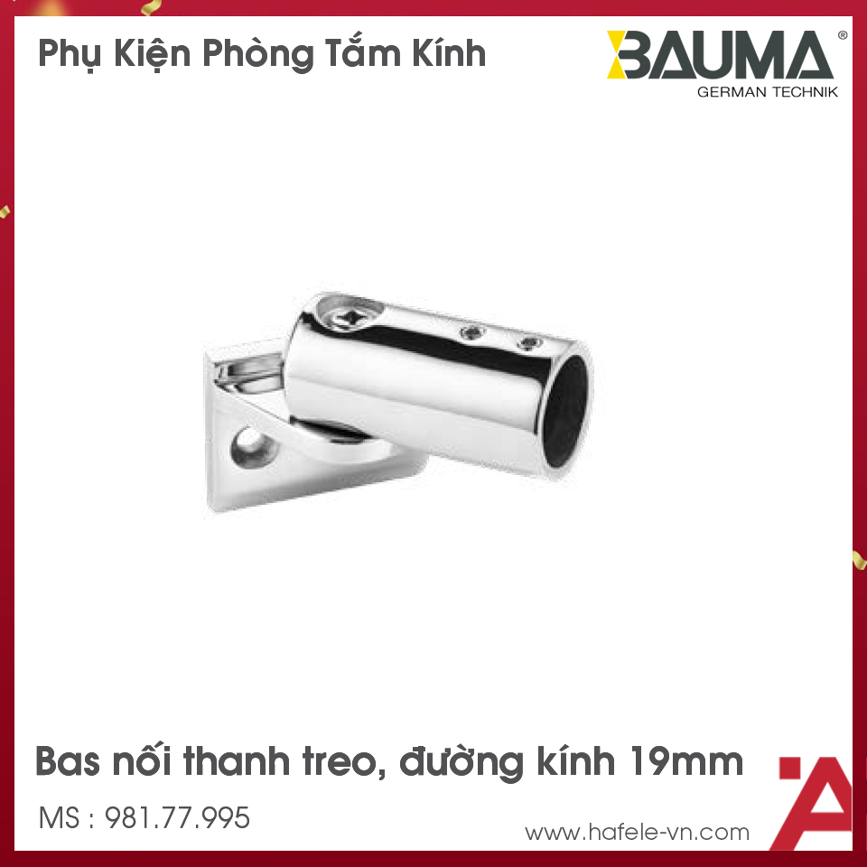 Bas Nối Thanh Treo Hafele 981.77.995