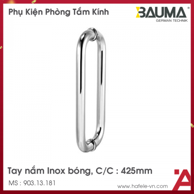 Tay Nắm Phòng Tắm Kính Bauma 903.13.181