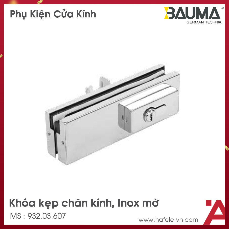 Khóa Kẹp Chân Kính Bauma 932.03.607