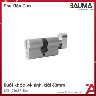 Ruột Khóa Vệ Sinh 60mm Bauma 916.87.836