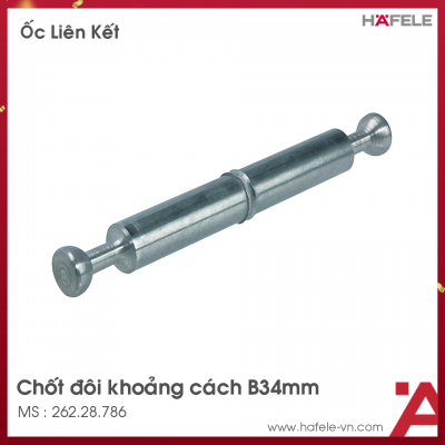 Chốt Đôi Khoảng Cách B34mm Hafele 262.28.786