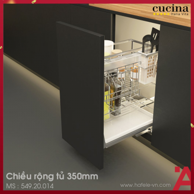 Bộ Đựng Dao Thớt Chai Lọ Sonata 350mm Cucina 549.20.014