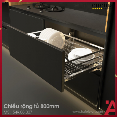 Rổ Đựng Chén Đĩa Cappella 800mm Cucina 549.08.007