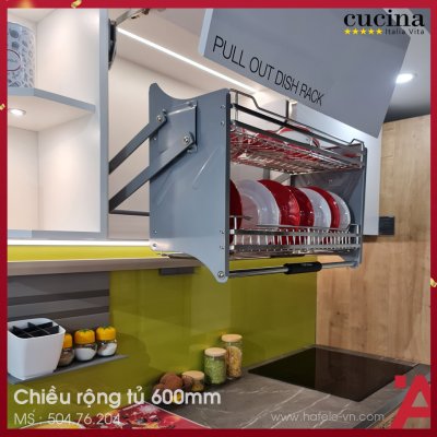 Rổ Chén Đĩa Di Động Lento 600mm Cucina 504.76.204