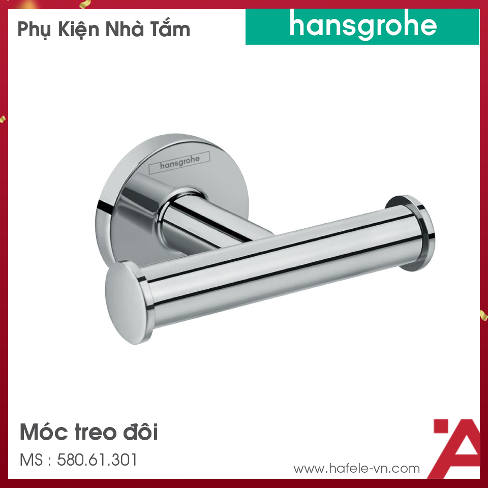 Móc Treo Đôi Hansgrohe 580.61.301