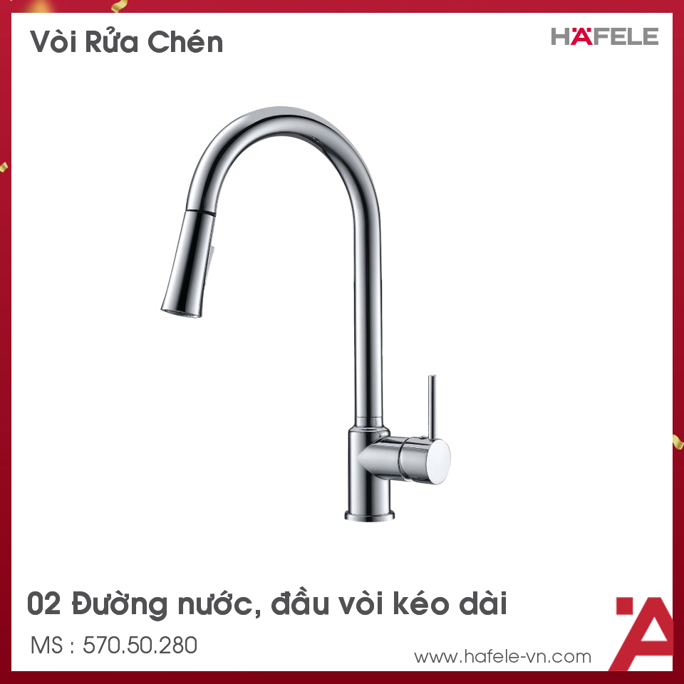 Vòi Rửa Chén HT19-CH1P201 Hafele 570.50.280