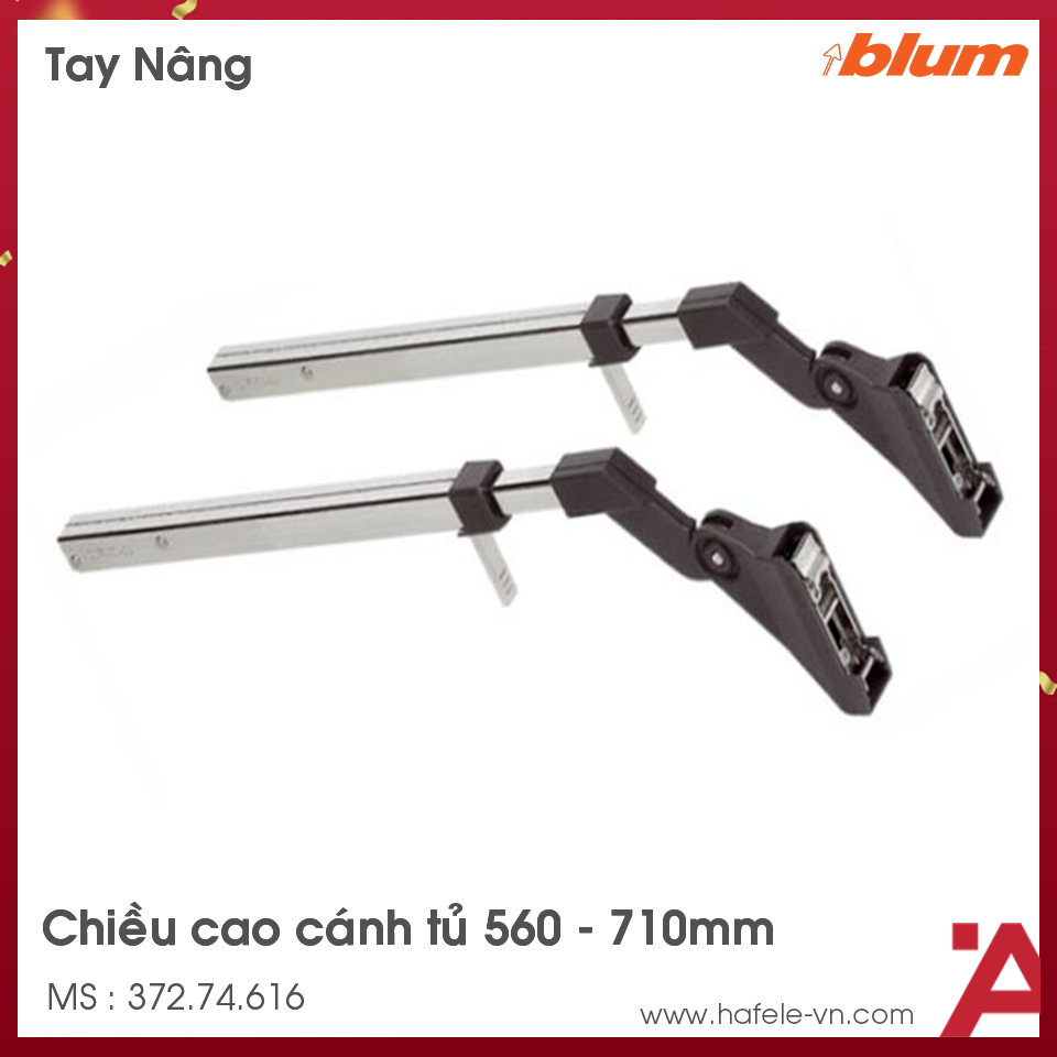 Cánh Tay Nâng Blum 560-710mm 372.74.616