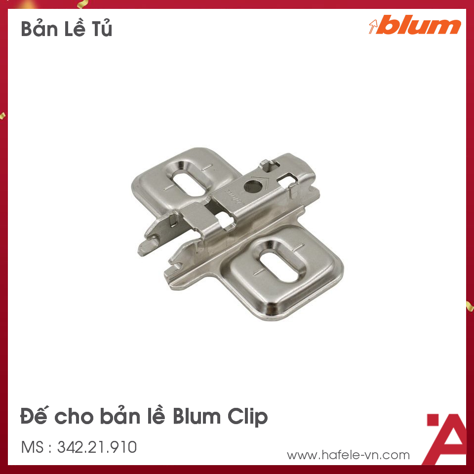 Đế Bản Lề Clip Blum 342.21.910