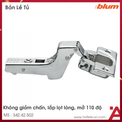 Bản Lề Clip Top Không Giảm Chấn 110º Lọt Lòng Blum 342.42.502