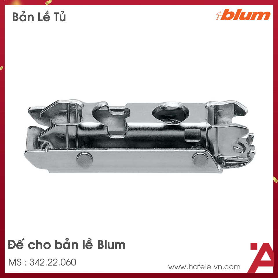Đế Cho Bản Lề Blum 342.22.060