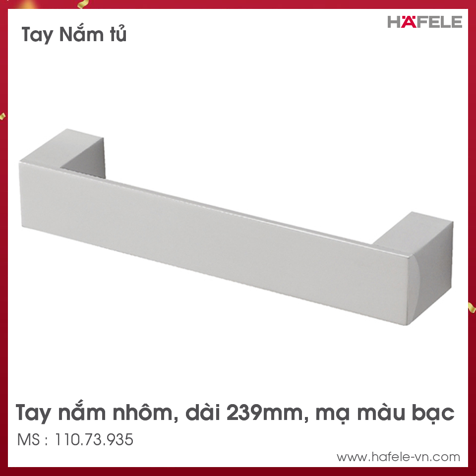 Tay Nắm Nhôm 239mm Hafele 110.73.935